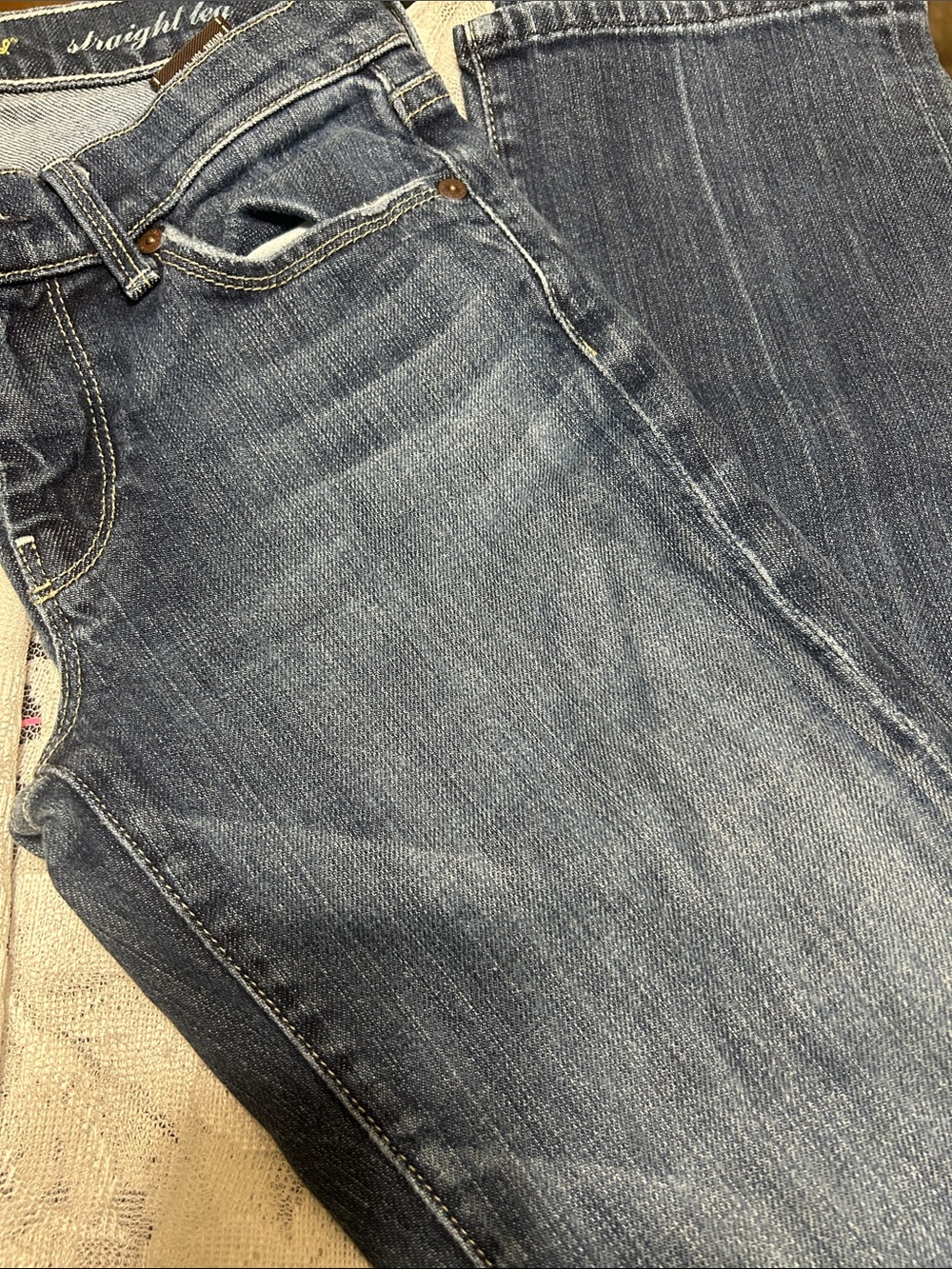 Vintage 7 For All Mankind Women's Straight Jeans - Blue Wash 0808_03BLK